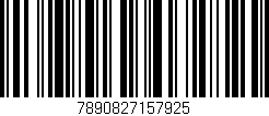 Código de barras (EAN, GTIN, SKU, ISBN): '7890827157925'