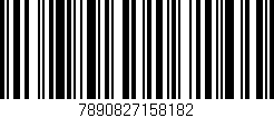 Código de barras (EAN, GTIN, SKU, ISBN): '7890827158182'