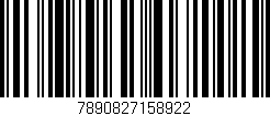 Código de barras (EAN, GTIN, SKU, ISBN): '7890827158922'