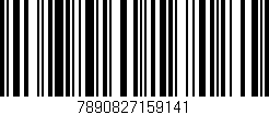 Código de barras (EAN, GTIN, SKU, ISBN): '7890827159141'
