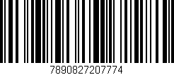 Código de barras (EAN, GTIN, SKU, ISBN): '7890827207774'