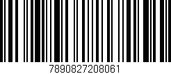 Código de barras (EAN, GTIN, SKU, ISBN): '7890827208061'