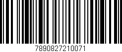 Código de barras (EAN, GTIN, SKU, ISBN): '7890827210071'