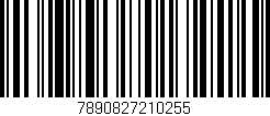 Código de barras (EAN, GTIN, SKU, ISBN): '7890827210255'