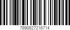 Código de barras (EAN, GTIN, SKU, ISBN): '7890827216714'