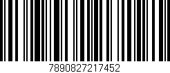 Código de barras (EAN, GTIN, SKU, ISBN): '7890827217452'