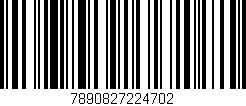Código de barras (EAN, GTIN, SKU, ISBN): '7890827224702'