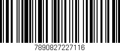 Código de barras (EAN, GTIN, SKU, ISBN): '7890827227116'