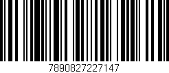 Código de barras (EAN, GTIN, SKU, ISBN): '7890827227147'