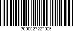 Código de barras (EAN, GTIN, SKU, ISBN): '7890827227826'