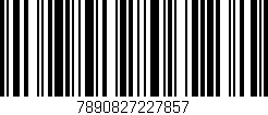 Código de barras (EAN, GTIN, SKU, ISBN): '7890827227857'
