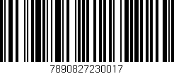Código de barras (EAN, GTIN, SKU, ISBN): '7890827230017'