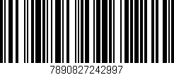 Código de barras (EAN, GTIN, SKU, ISBN): '7890827242997'