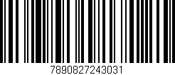 Código de barras (EAN, GTIN, SKU, ISBN): '7890827243031'