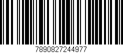 Código de barras (EAN, GTIN, SKU, ISBN): '7890827244977'