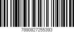 Código de barras (EAN, GTIN, SKU, ISBN): '7890827255393'