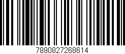 Código de barras (EAN, GTIN, SKU, ISBN): '7890827268614'