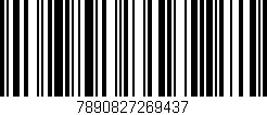 Código de barras (EAN, GTIN, SKU, ISBN): '7890827269437'