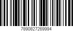 Código de barras (EAN, GTIN, SKU, ISBN): '7890827269994'