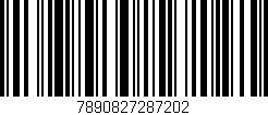 Código de barras (EAN, GTIN, SKU, ISBN): '7890827287202'