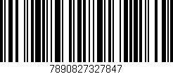 Código de barras (EAN, GTIN, SKU, ISBN): '7890827327847'