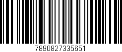 Código de barras (EAN, GTIN, SKU, ISBN): '7890827335651'