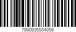 Código de barras (EAN, GTIN, SKU, ISBN): '7890835504056'