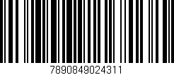 Código de barras (EAN, GTIN, SKU, ISBN): '7890849024311'