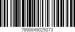 Código de barras (EAN, GTIN, SKU, ISBN): '7890849025073'