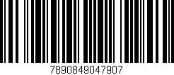 Código de barras (EAN, GTIN, SKU, ISBN): '7890849047907'