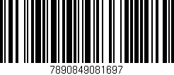 Código de barras (EAN, GTIN, SKU, ISBN): '7890849081697'