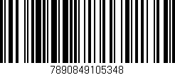 Código de barras (EAN, GTIN, SKU, ISBN): '7890849105348'