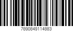 Código de barras (EAN, GTIN, SKU, ISBN): '7890849114883'