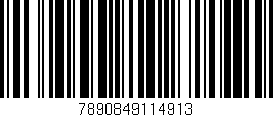 Código de barras (EAN, GTIN, SKU, ISBN): '7890849114913'
