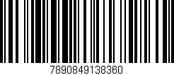 Código de barras (EAN, GTIN, SKU, ISBN): '7890849138360'