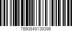 Código de barras (EAN, GTIN, SKU, ISBN): '7890849139398'