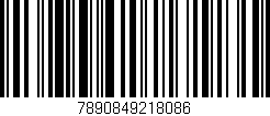 Código de barras (EAN, GTIN, SKU, ISBN): '7890849218086'