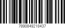 Código de barras (EAN, GTIN, SKU, ISBN): '7890849218437'