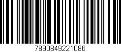 Código de barras (EAN, GTIN, SKU, ISBN): '7890849221086'