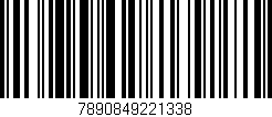Código de barras (EAN, GTIN, SKU, ISBN): '7890849221338'