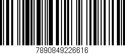 Código de barras (EAN, GTIN, SKU, ISBN): '7890849226616'