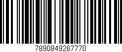 Código de barras (EAN, GTIN, SKU, ISBN): '7890849267770'