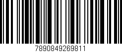 Código de barras (EAN, GTIN, SKU, ISBN): '7890849269811'