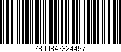Código de barras (EAN, GTIN, SKU, ISBN): '7890849324497'