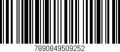 Código de barras (EAN, GTIN, SKU, ISBN): '7890849509252'
