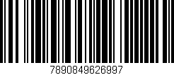 Código de barras (EAN, GTIN, SKU, ISBN): '7890849626997'
