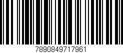 Código de barras (EAN, GTIN, SKU, ISBN): '7890849717961'