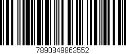 Código de barras (EAN, GTIN, SKU, ISBN): '7890849863552'