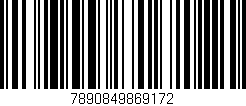 Código de barras (EAN, GTIN, SKU, ISBN): '7890849869172'