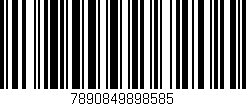 Código de barras (EAN, GTIN, SKU, ISBN): '7890849898585'